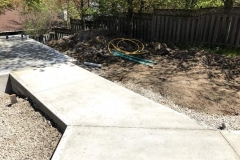 Broomed Concrete Walkway