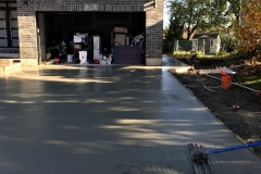 Broomed Concrete Driveway