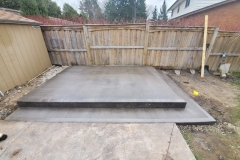 Broomed Concrete Patio