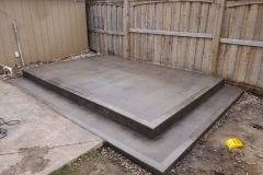 Broomed Concrete Patio