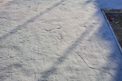 Unfinished Stamped Concrete