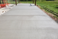 Broomed Concrete Pool Patio