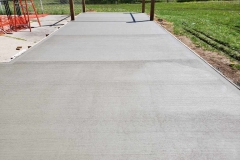 Broomed Concrete Pool Patio